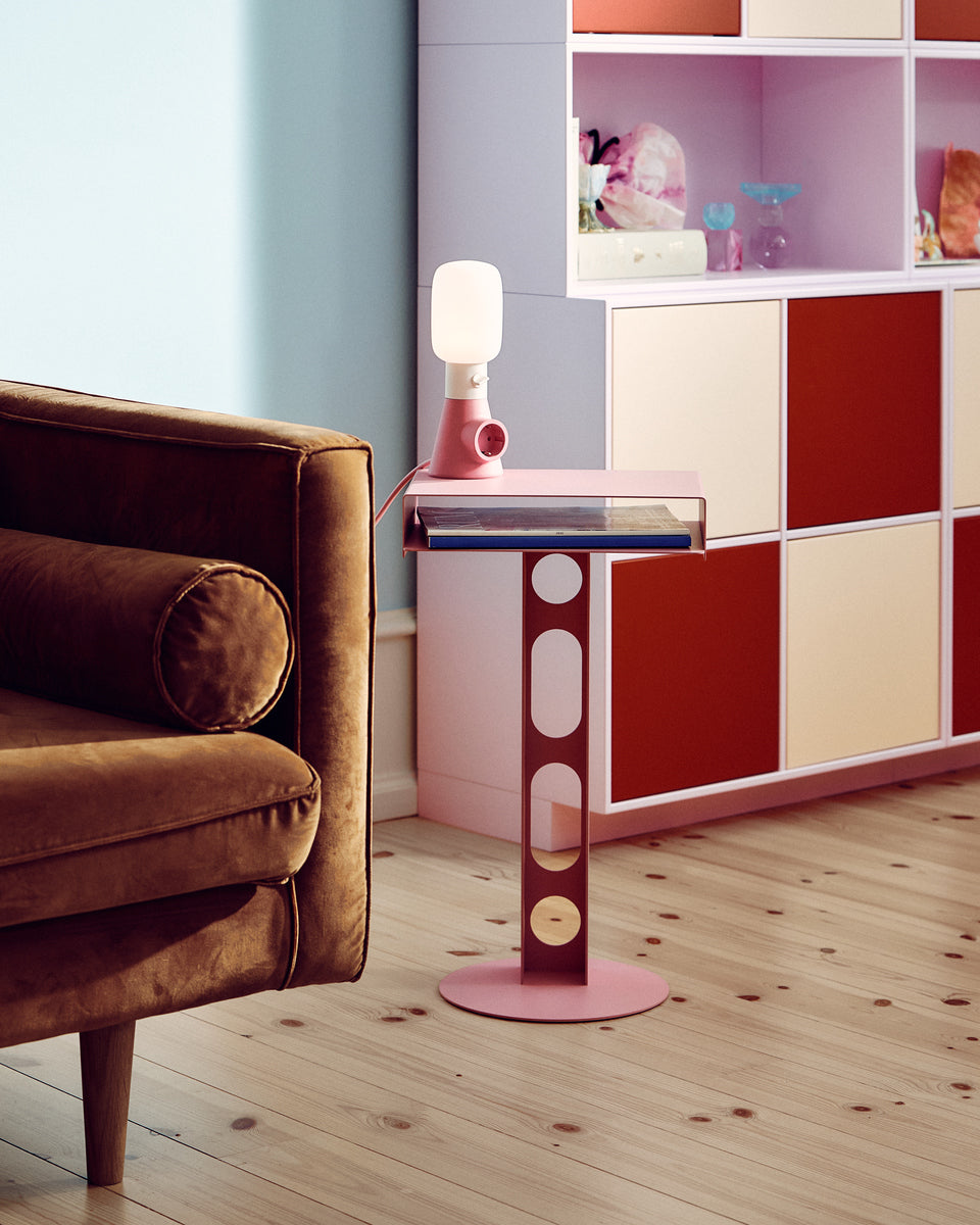 Pedestal Plug-in Lamp Lighting 007 Pearl